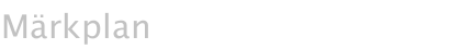 Märkplan
